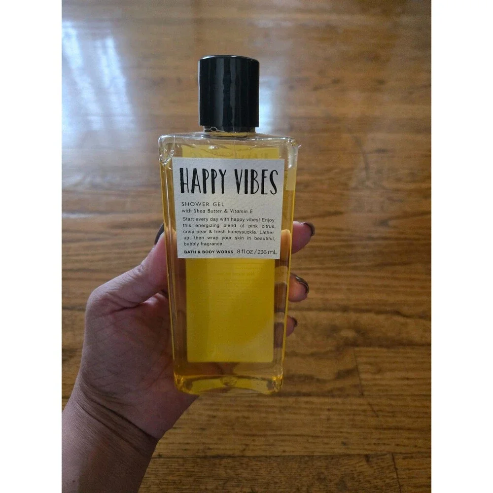 Bath & Body Works Happy Vibes Shower Gel 8 oz Retired Scent New